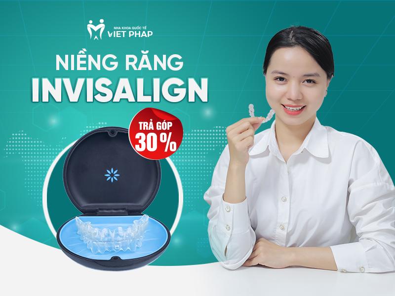 Trả góp niềng răng Invisalign lên đến 30%