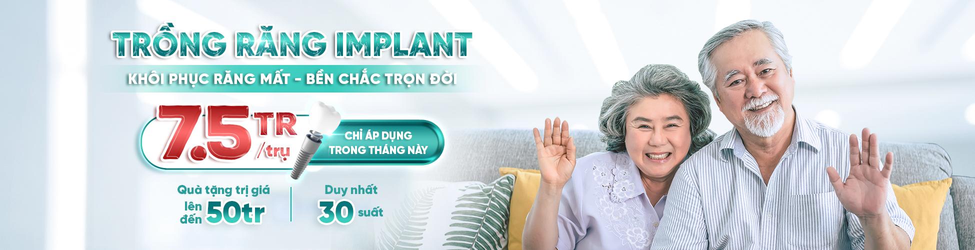 gia trong rang implant