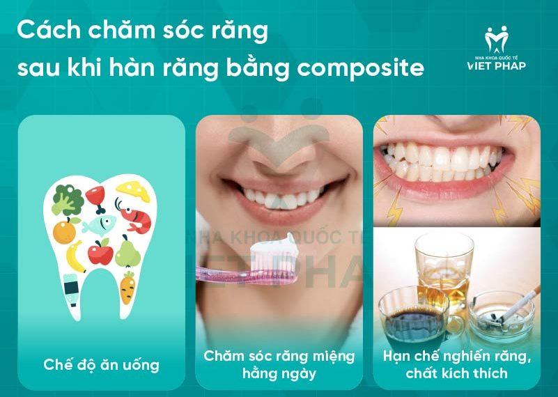 han rang bang composite 6 Cách chăm sóc sau khi hàn răng bằng composite