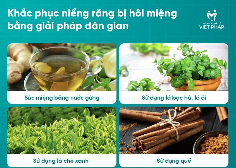 Khắc phục niềng răng bị hôi miệng bằng giải pháp dân gian