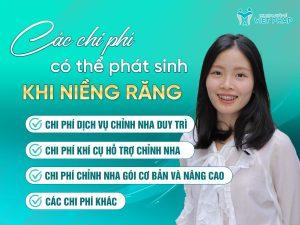 Các chi phí phát sinh khi niềng răng