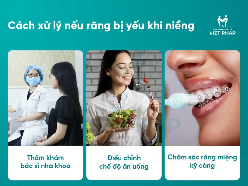 Nieng rang co lam rang yeu di 3 Cách xử lý nếu răng bị yếu khi niềng răng