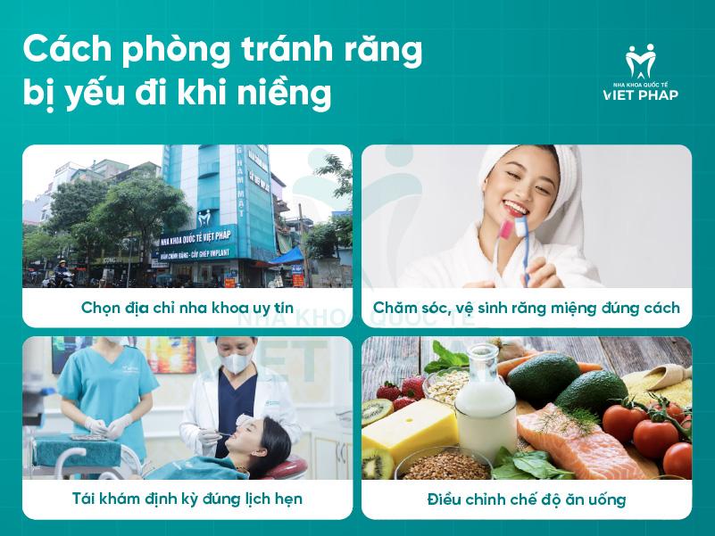 Nieng rang co lam rang yeu di 4 Cách phòng tránh răng bị yếu đi khi niềng