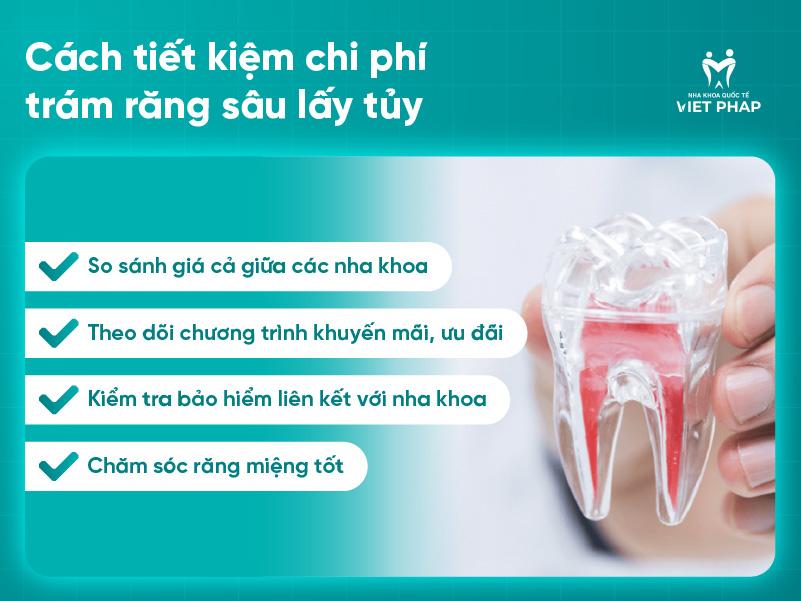 Tram rang sau lay tuy gia bao nhieu 4 Cách tiết kiệm chi phí trám răng sâu lấy tủy