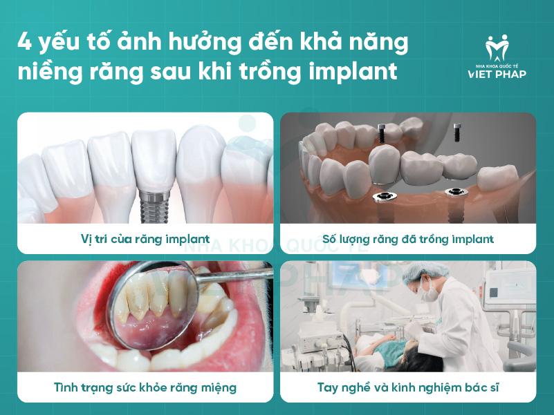 Trong rang co nieng duoc khong Nha khoa Quoc Te Viet Phap 4 4 yếu tố ảnh hưởng đến khả năng niềng răng sau khi trồng implant