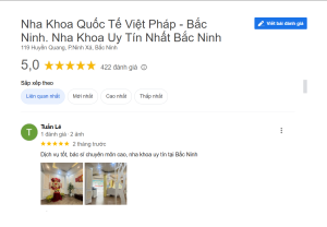 Bác sĩ chuyên môn cao và dịch vụ uy tín là nhận xét mà nhiều khách hàng dành cho cơ sở Bắc Ninh