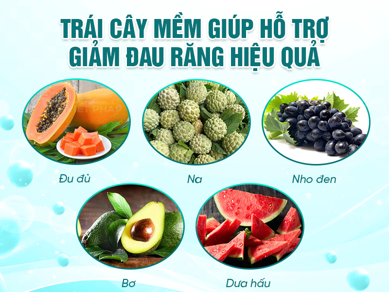 dau rang nen an gi nha khoa quoc te viet phap 6 Trái cây mềm giúp hỗ trợ giảm đau răng hiệu quả