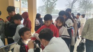 Các em học sinh gặp nhiều vấn đề về sức khỏe răng miệng