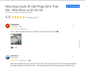 Khách hàng rất hài lòng với dịch vụ và thái độ phục vụ của nhân viên tại Cơ sở Thái Hà