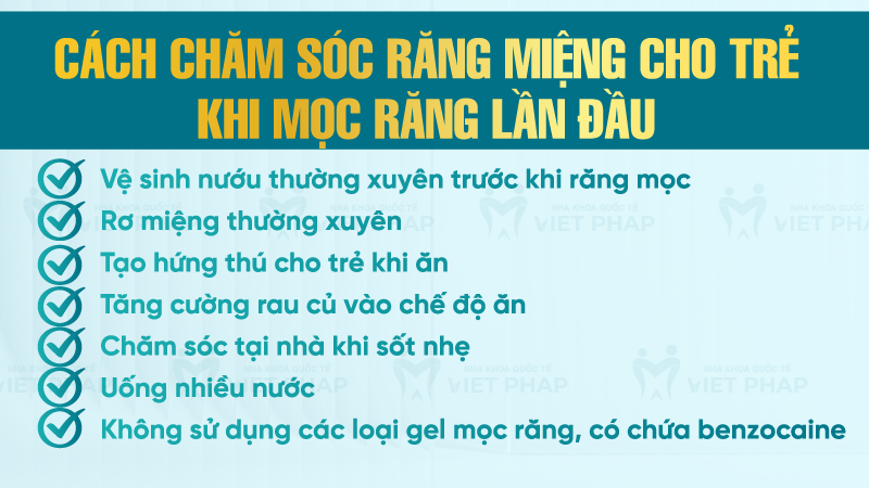 Dau hieu tre moc rang lan dau 11 Cách chăm sóc răng miệng cho trẻ khi mọc răng lần đầu