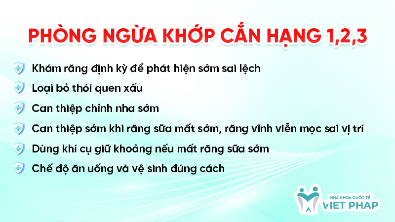 khop can hang 123 5 Phòng ngừa khớp cắn hạng 1,2,3