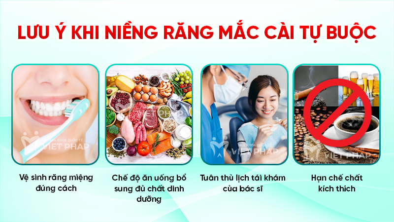 Lưu ý khi niềng răng mắc cài tự buộc 