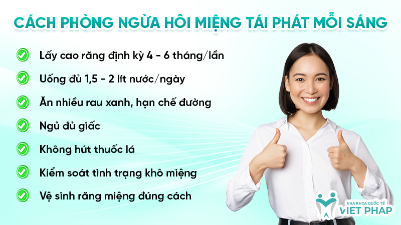 tri hoi mieng sau 1 dem hieu qua 7 Cách phòng ngừa hôi miệng tái phát mỗi sáng