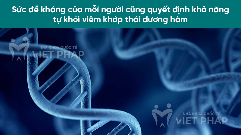 Sức đề kháng của mỗi người cũng quyết định khả năng tự khỏi viêm khớp thái dương hàm