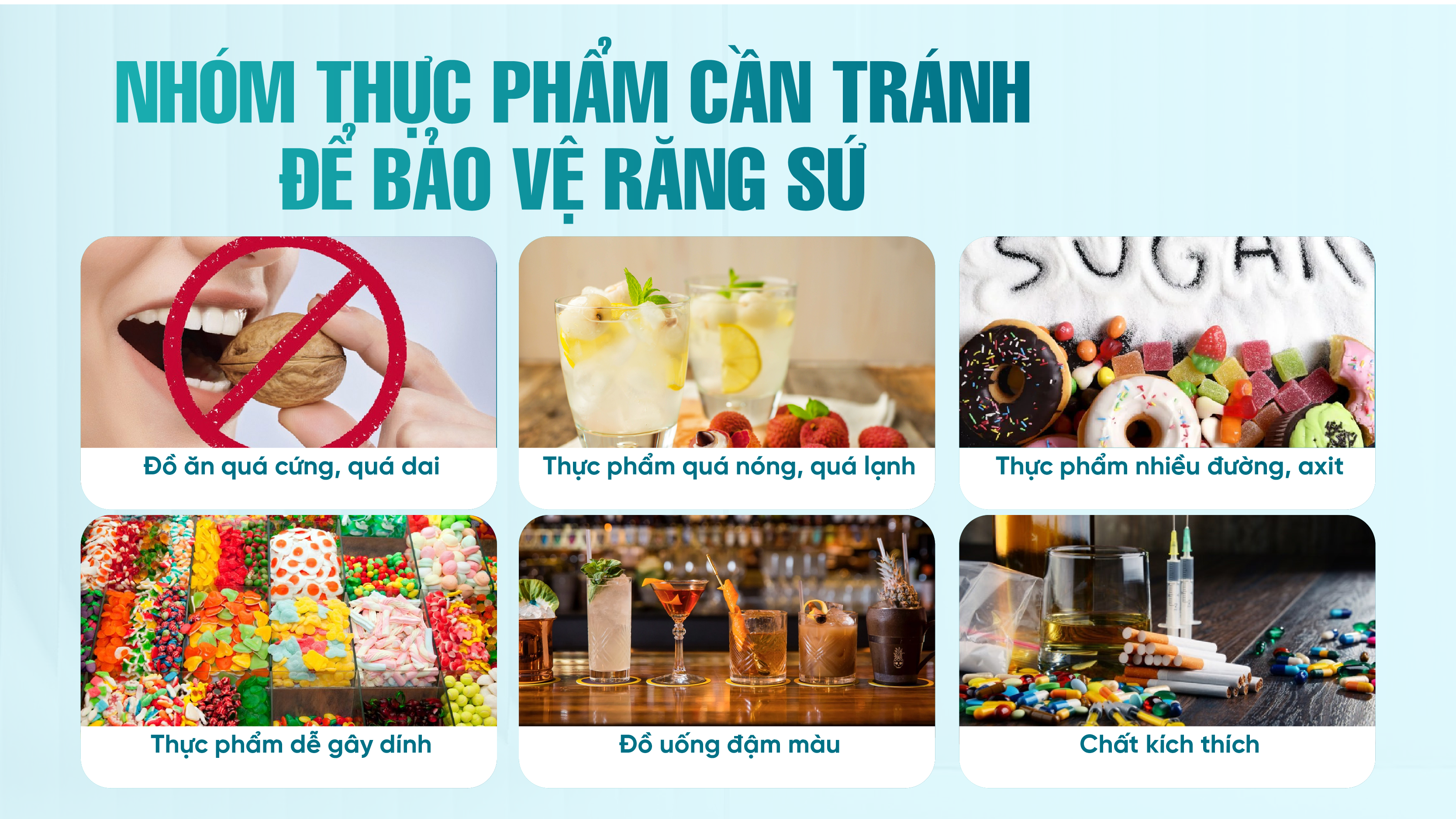 Boc rang su bao lau thi an uong binh thuong 4 Nhóm thực phẩm CẦN TRÁNH để bảo vệ răng sứ
