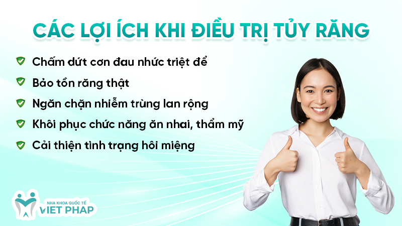 lay tuy rang co anh huong gi khong 1 Các lợi ích khi điều trị tủy răng