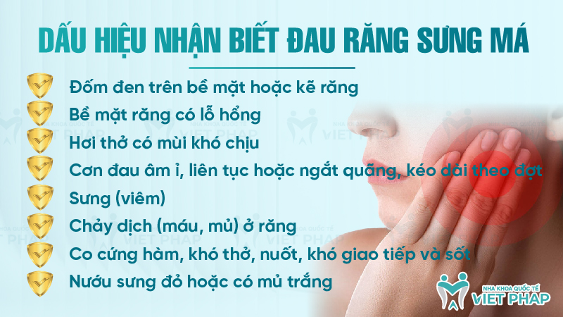 Dấu hiệu nhận biết đau răng sưng má
