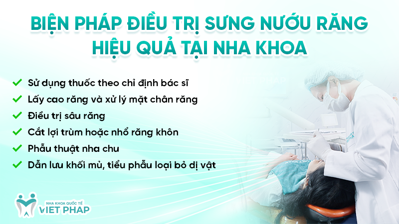 sung nuou rang 6.2 Biện pháp điều trị sưng nướu răng hiệu quả tại nha khoa