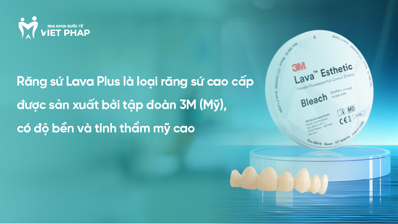 rang su lava plus 01 Răng sứ Lava Plus là loại răng sứ cao cấp được sản xuất bởi tập đoàn 3M (Mỹ), có độ bền và tính thẩm mỹ cao