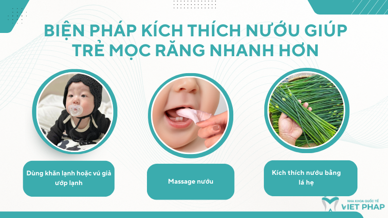 Biện pháp kích thích nướu giúp trẻ mọc răng nhanh hơn