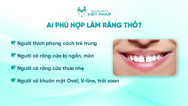 rang tho 2 Ai phù hợp làm răng thỏ?