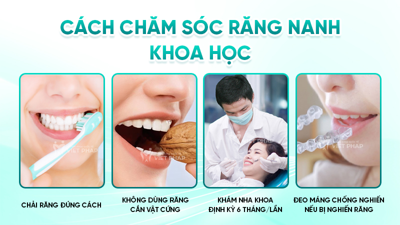 Cách chăm sóc răng nanh khoa học 