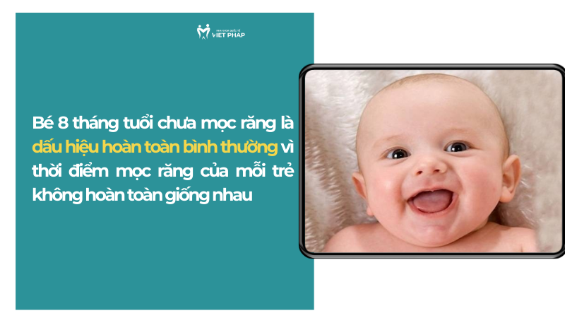 be 8 thang chua moc rang co phai thieu canxi 1 Bé 8 tháng tuổi chưa mọc răng là dấu hiệu hoàn toàn bình thường vì thời điểm mọc răng của mỗi trẻ không hoàn toàn giống nhau