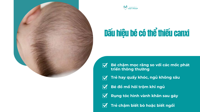 be 8 thang chua moc rang co phai thieu canxi 3 Dấu hiệu bé có thể thiếu canxi