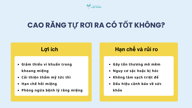 cao rang tu roi ra co tot khong 3 Cao răng tự rơi ra có tốt không?