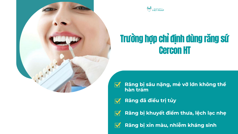 cercon ht 4 Trường hợp chỉ định dùng răng sứ Cercon HT