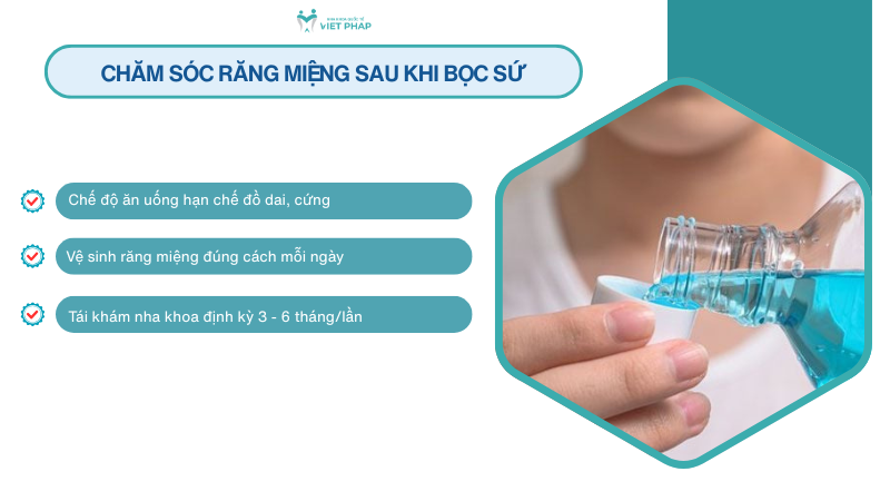 dang cho con bu co boc rang su duoc khong 6 Chăm sóc răng miệng sau khi bọc sứ