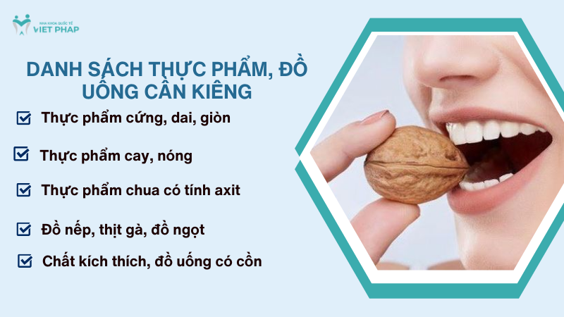 nho rang kieng an gi 2 Danh sách thực phẩm, đồ uống cần kiêng