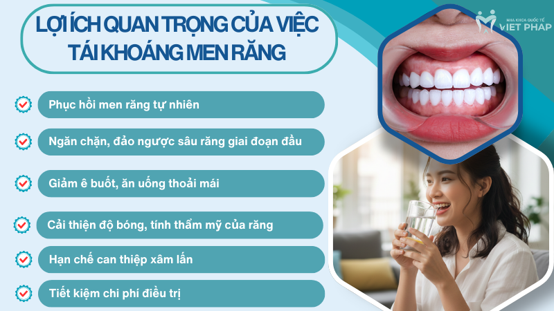 tai khoang rang 6 Lợi ích quan trọng của việc tái khoáng men răng