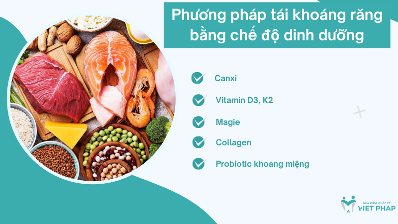 tai khoang rang 7 Phương pháp tái khoáng răng bằng chế độ dinh dưỡng
