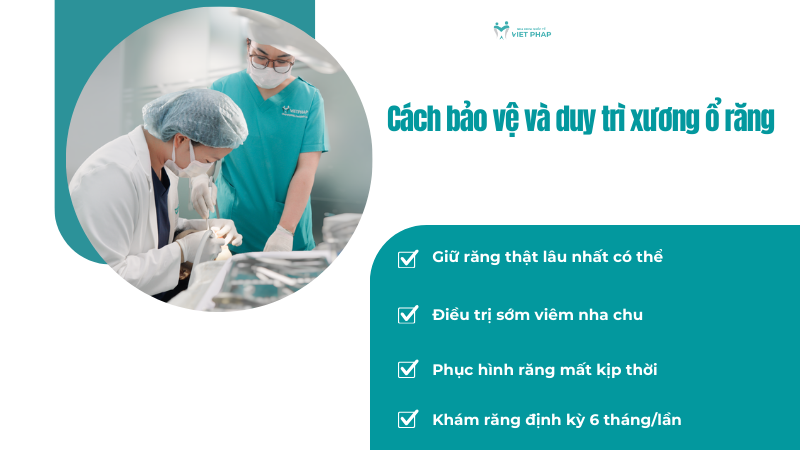 Cách bảo vệ và duy trì xương ổ răng 