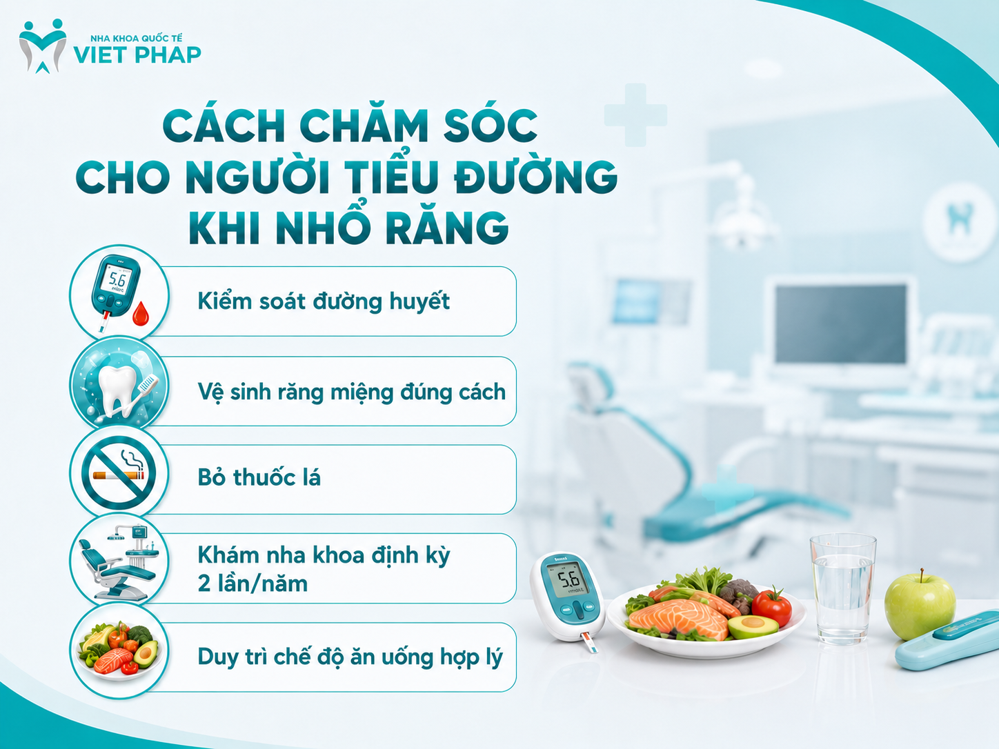 tieu duong nho rang duoc khong 7.1 1 Cách chăm sóc cho người tiểu đường