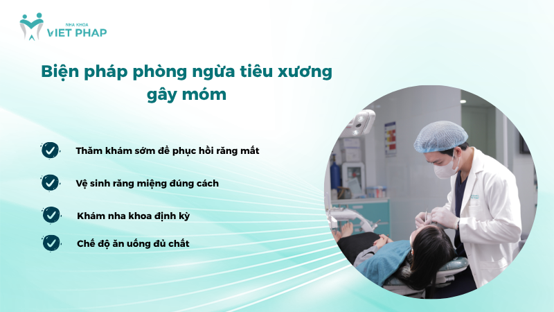 Bác sĩ thăm khám và các biện pháp phòng ngừa tiêu xương gây móm