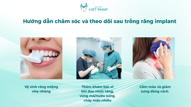 sau khi trong rang implant nen an gi 7 Hướng dẫn chăm sóc và theo dõi sau trồng răng implant